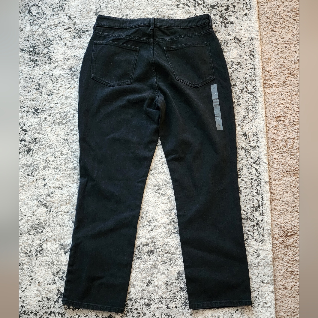 Pacaun The Mom Jeans Black Womens Size 30 Nwt Boho Gothic Grunge 90s